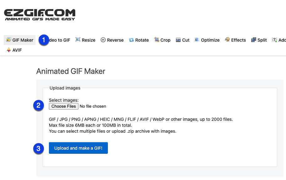 Top 3 Online GIF  Makers to Create A GIF